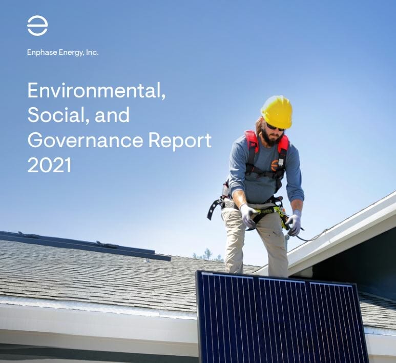 Enphase Environmental, Social, and Governance Report